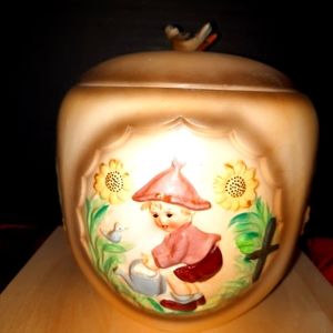 Vintage napco hummel ceramic cookie jar